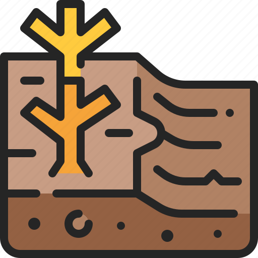 Drought, disaster, climate, change, global, warming, arid icon - Download on Iconfinder