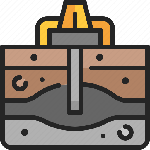Fossil, fuel, resource, oil, drilling, petroleum, industry icon - Download on Iconfinder