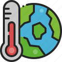 global, warming, temperature, greenhouse, effect, warning, planet, thermometer, heat