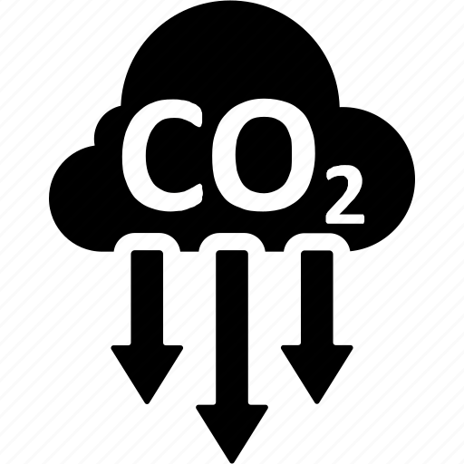 Carbon, economy, emissions, co2 reduction, arrows icon - Download on Iconfinder