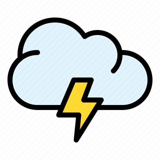 Climate, cloud, lightning, storm, thunder icon - Download on Iconfinder