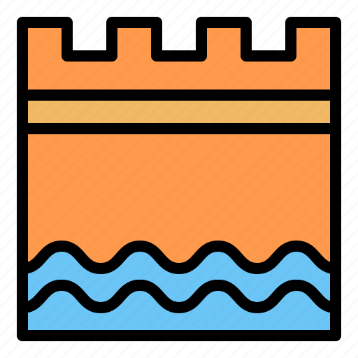 Barrage, climate, dam, wall icon - Download on Iconfinder