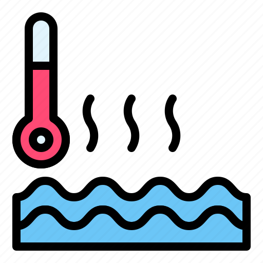 Climate, hot, sea, temperature, thermometer icon - Download on Iconfinder