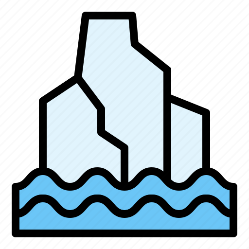 Climate, cold, ice, iceberg icon - Download on Iconfinder