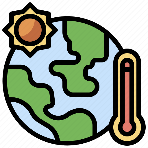 Ecology, environment, global, thermal, thermometer, warm, warming icon - Download on Iconfinder