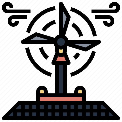 Ecology, energy, environment, green, turbine, wind, windmill icon - Download on Iconfinder