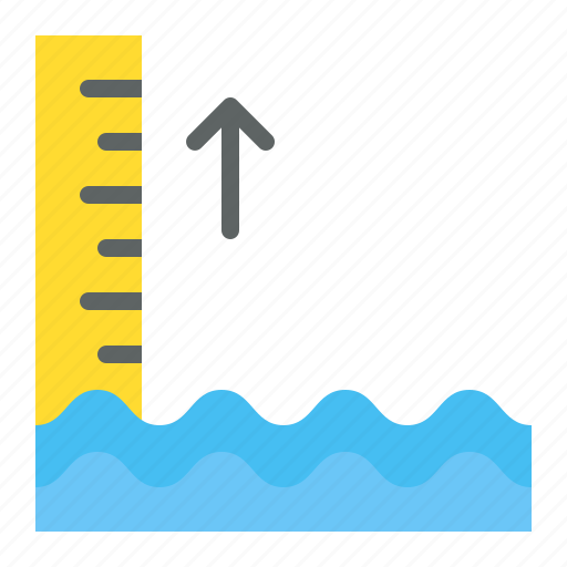 Climate, sea, sea level, sea level rise icon - Download on Iconfinder