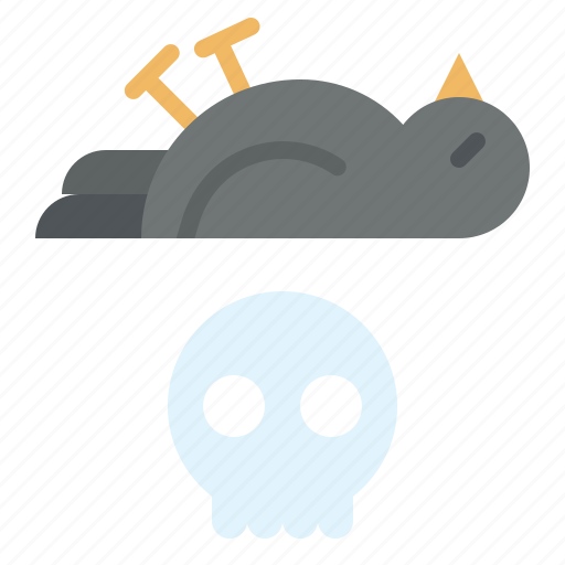 Animal, bird, climate, death, poison, pollution, skull icon - Download on Iconfinder