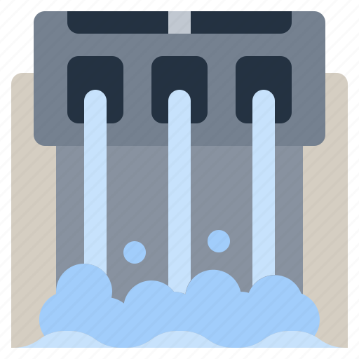 Ecology, environment, generation, hydro, plant, power, water icon - Download on Iconfinder