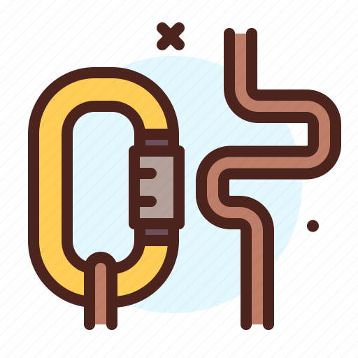 Carabiner, sport, outdoor, hike icon - Download on Iconfinder
