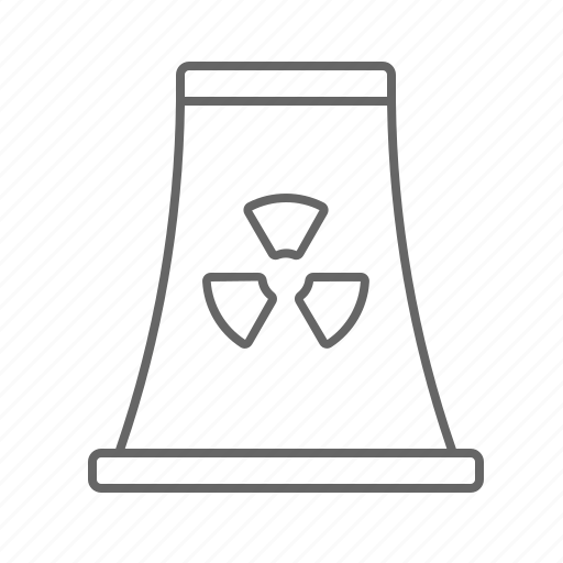 Nuclear, plant, power icon - Download on Iconfinder