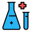 experiment, flask, hospital, research, science, test, tube 