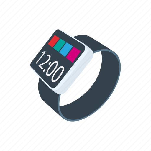 App, cartoon, digital, gadget, smartwatch, wearable, wrist icon - Download on Iconfinder