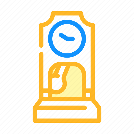 Floor, antique, clock, watch, time, equipment icon - Download on Iconfinder