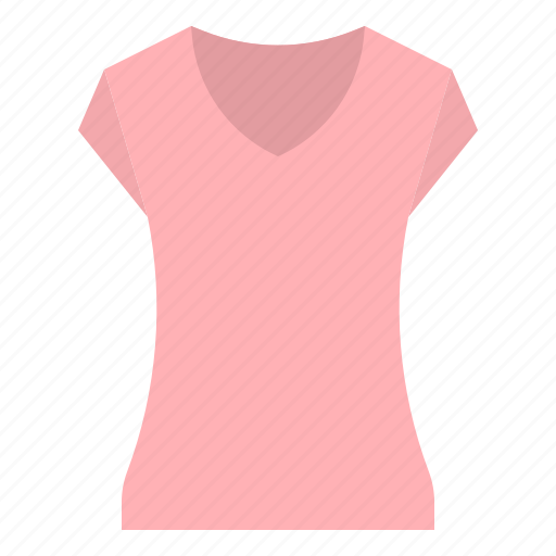 Clothes, clothing, shirt, tshirt, woman icon - Download on Iconfinder