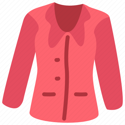 Woman, jacket, clothes, fashion icon - Download on Iconfinder
