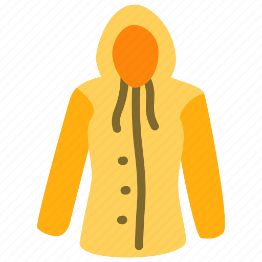 Raincoat, jacket, clothing, fashion icon - Download on Iconfinder