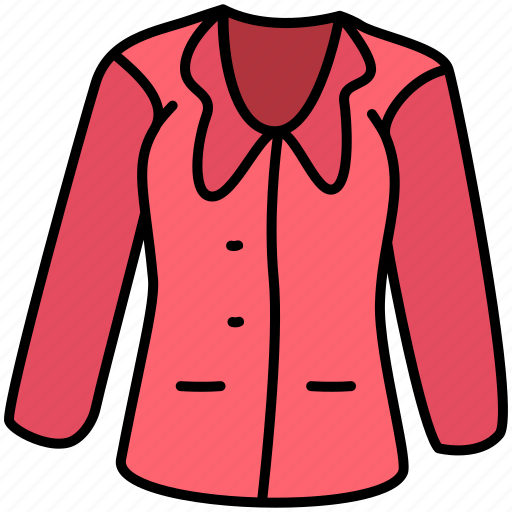 Jacket, clothes, fashion, woman icon - Download on Iconfinder
