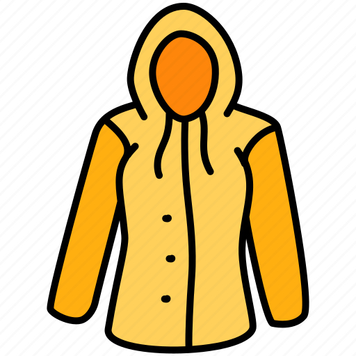 Raincoat, jacket, clothes, fashion, woman icon - Download on Iconfinder