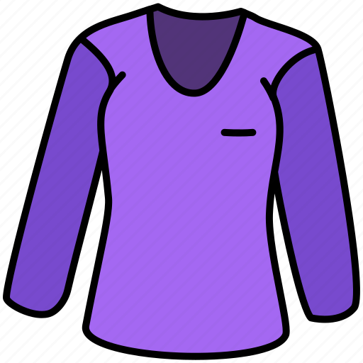 Long sleevel, tshirt, fashion, apparel icon - Download on Iconfinder