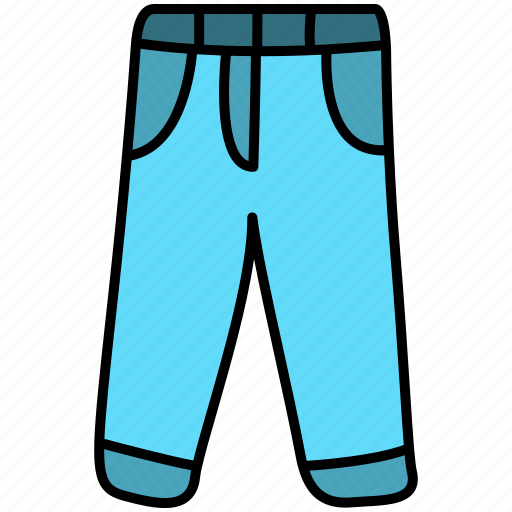Jeans, jean, pant, clothing icon - Download on Iconfinder