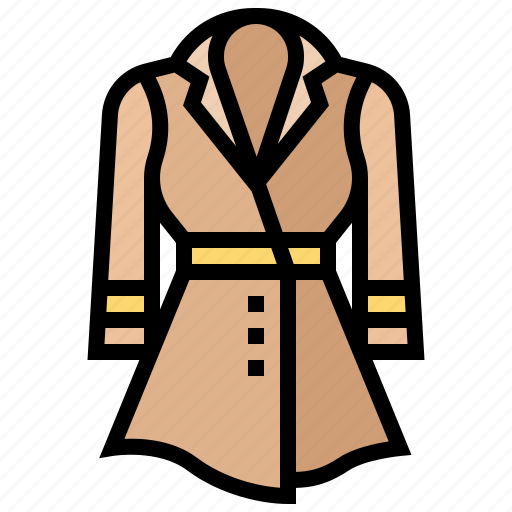 Clothing, coat, garment, jacket, outer icon - Download on Iconfinder