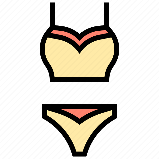 Bikini, bras, panties, underwear, woman icon - Download on Iconfinder