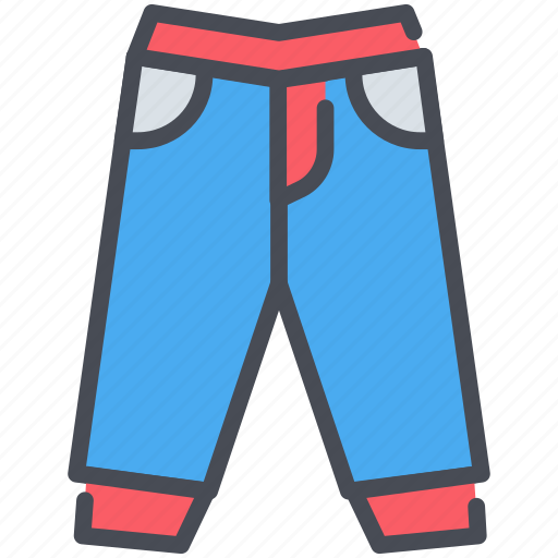 Baby jeans, baby pant, clothing, dress, fashion, garment, trouser icon - Download on Iconfinder