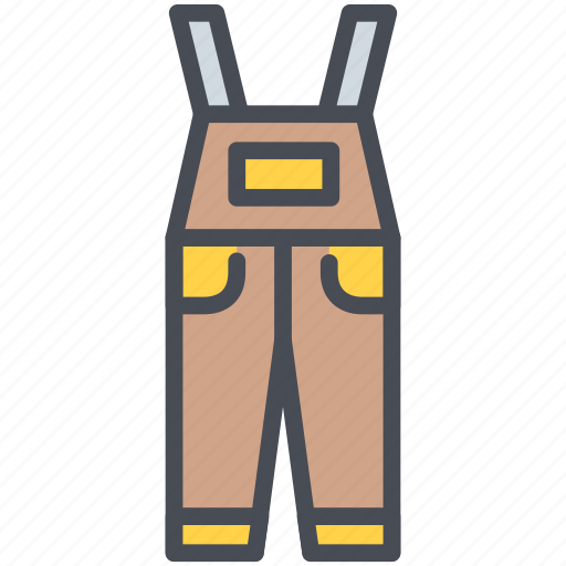 Agriculture, bib, clothing, gardening, overalls, pants, shop icon - Download on Iconfinder
