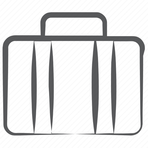 Bag, briefcase, document bag, luggage bag, portfolio, suitcase icon - Download on Iconfinder