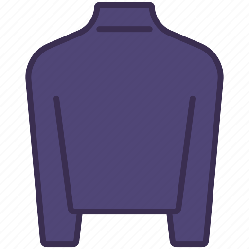 Clothes, long, outfit, shirt, sleeve, sweater, turtleneck icon - Download on Iconfinder