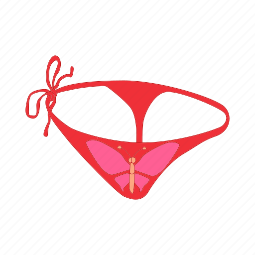 Cartoon, lace, lingerie, pink, thong, woman, women icon - Download on Iconfinder