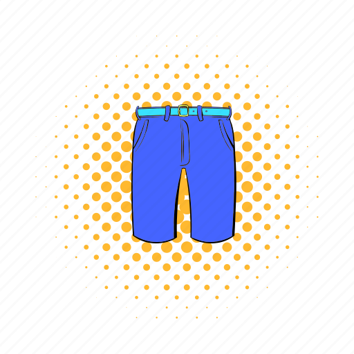 Cloth, comics, fashion, male, men, pants, shorts icon - Download on Iconfinder