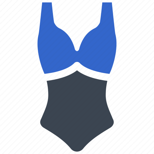 Swimsuit, female, swimwear, beach, cloth, dress, fashion icon - Download on Iconfinder