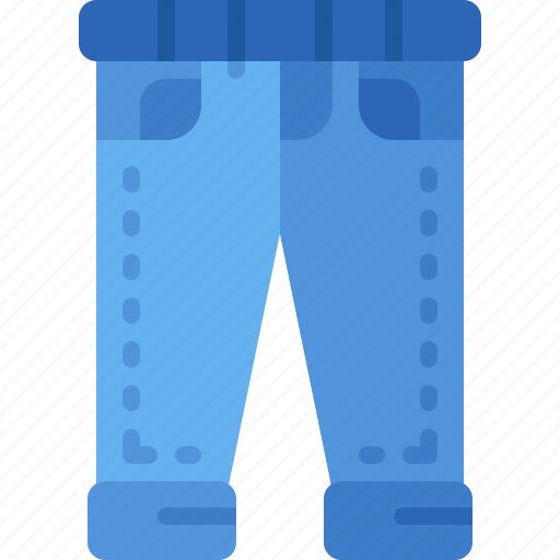 Jeans, trouser, clothes, fashion, garment icon - Download on Iconfinder