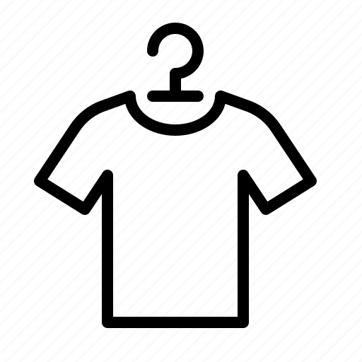 Hanger, clothes, hanging, shirt, tee, tshirt, ios icon - Download on Iconfinder