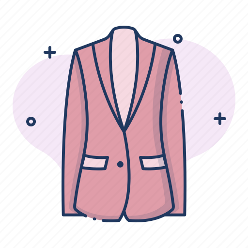 Blazer, clothing, fashion, female, jacket, outfit, woman icon - Download on Iconfinder
