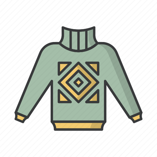 Clothes, fashion, pullover, shirt, sweater, winter icon - Download on Iconfinder
