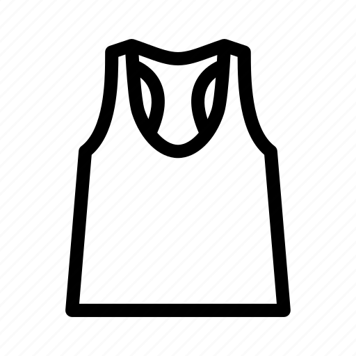 Clothes, sleeveless, casual, shirt, t-shirt, tank, top icon - Download on Iconfinder