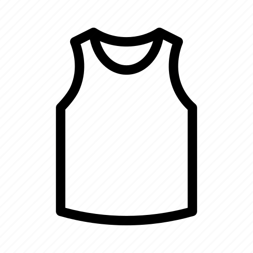 Clothes, sleeveless, casual, shirt, t-shirt, tank, top icon - Download on Iconfinder