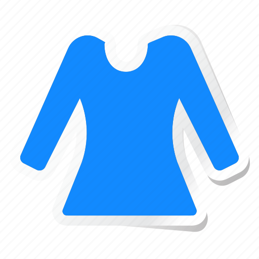 Cloth, clothing, dress, fashion, man, woman, longsleeve dress icon - Download on Iconfinder