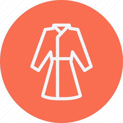 Housecoat, bathrobe, clothes, coat, nightgown, overcoat, trench icon - Download on Iconfinder