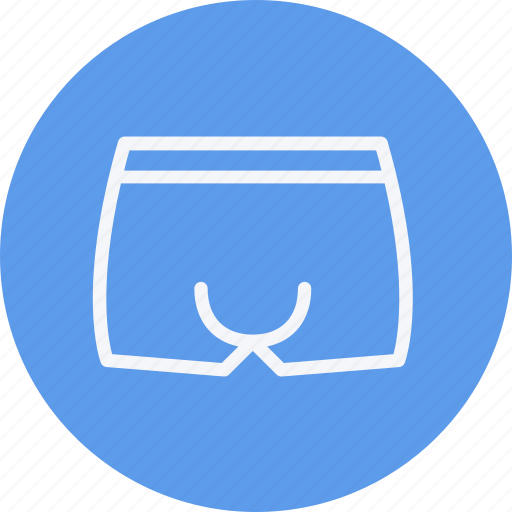Boxer, clothes, mens, shorts, swimwear, undergarments, underware icon - Download on Iconfinder