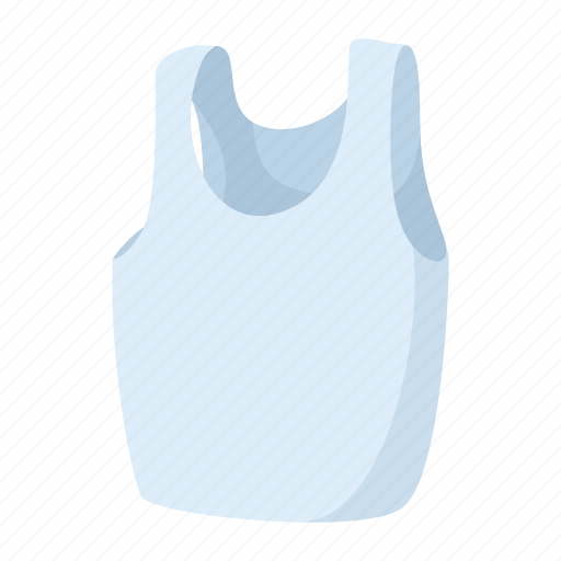 Apparel, blank, cartoon, clothes, clothing, shirt, sleeveless icon - Download on Iconfinder