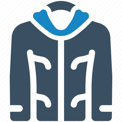Hoody, hoodie, apparel, jacket, vest, raincoat icon - Download on Iconfinder