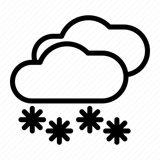 Cloud, cloudy, forecast, overcast, snow, weather, winter icon - Download on Iconfinder