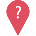 ask, google, locate, location, pin 