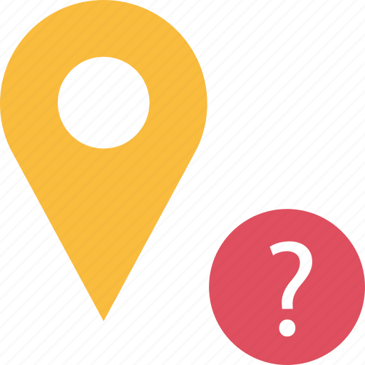 Google, locate, location, pin, question icon - Download on Iconfinder