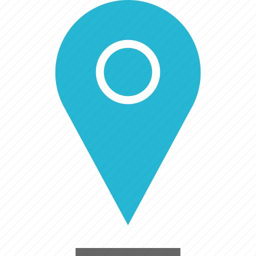 Google, locate, location, pin, shadow icon - Download on Iconfinder