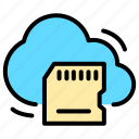 cloud, memory, storage, card, data, file, system
